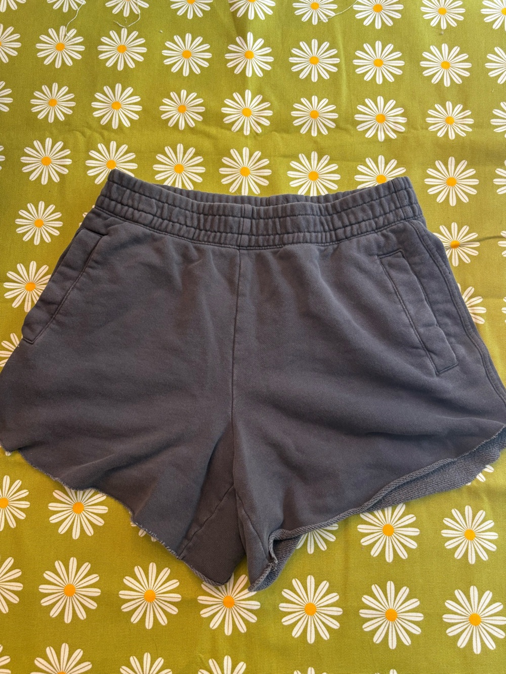 Aerie High-Waisted Raw Hem Shorts-Size Small